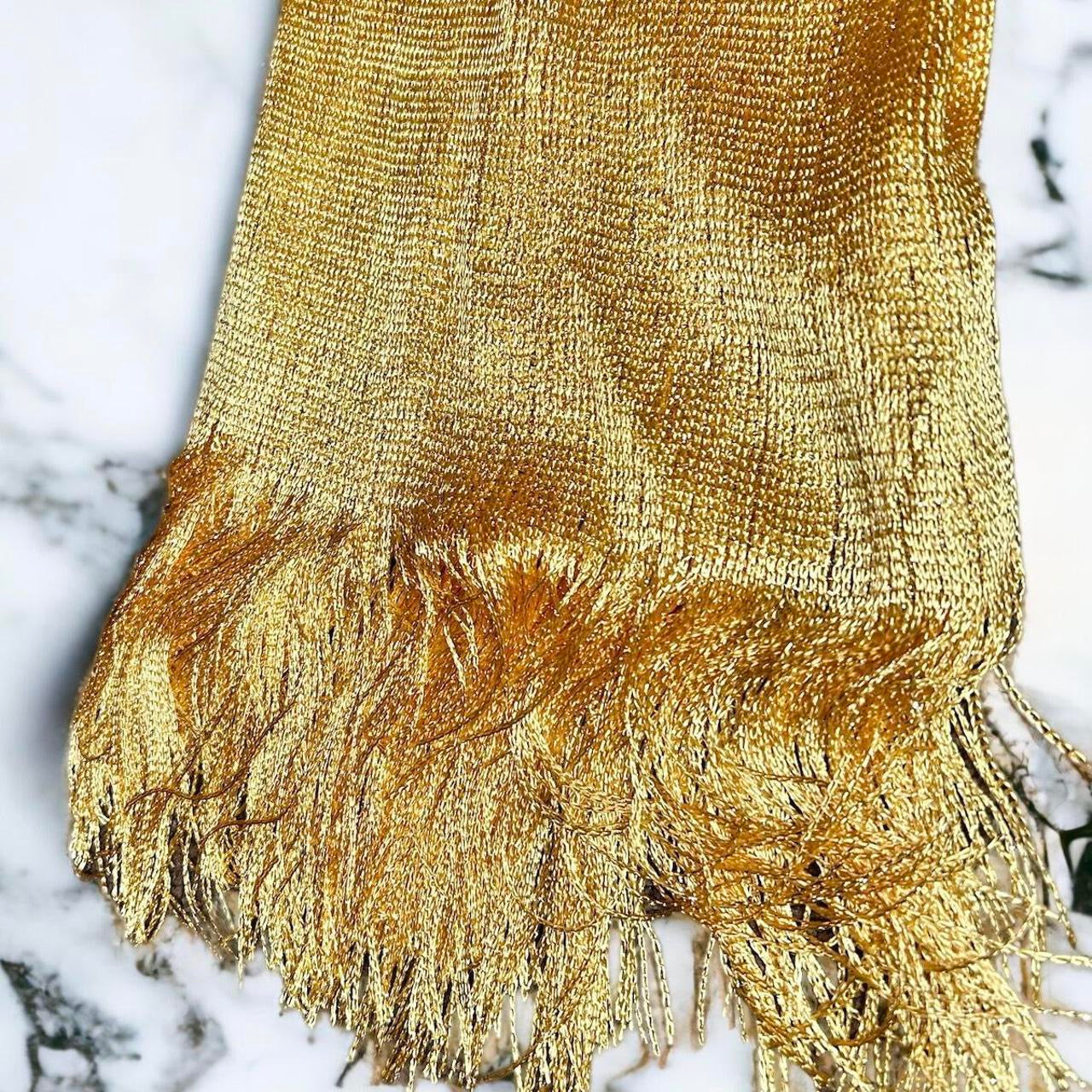 Gold scarf