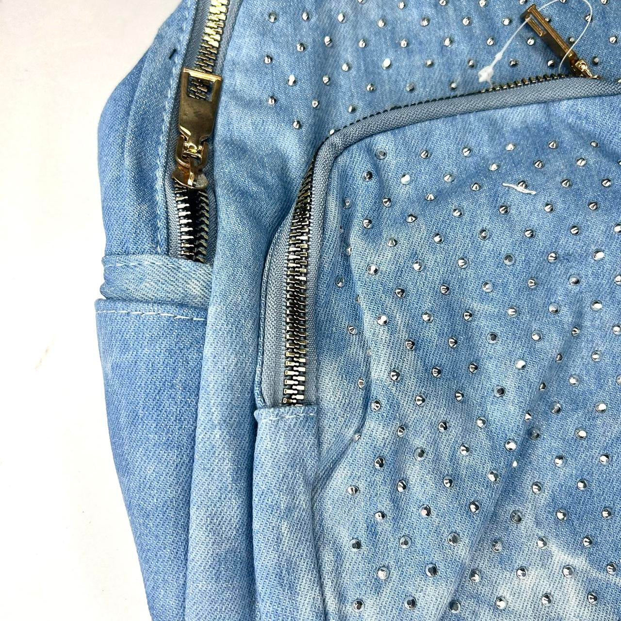 Denim backpack